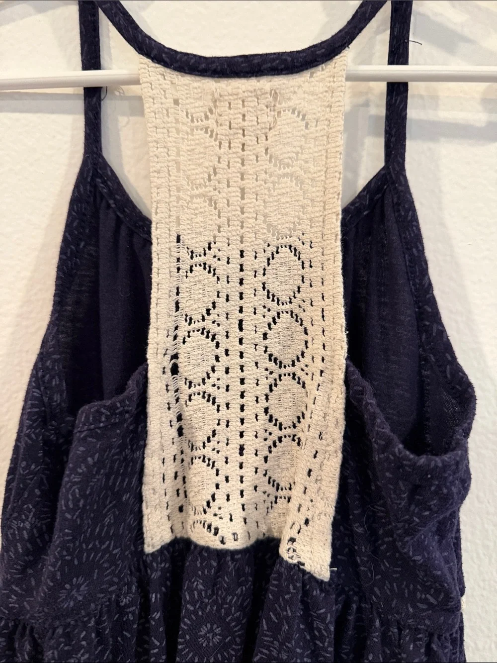 O'Neill Navy Sundress with Cream Trim
